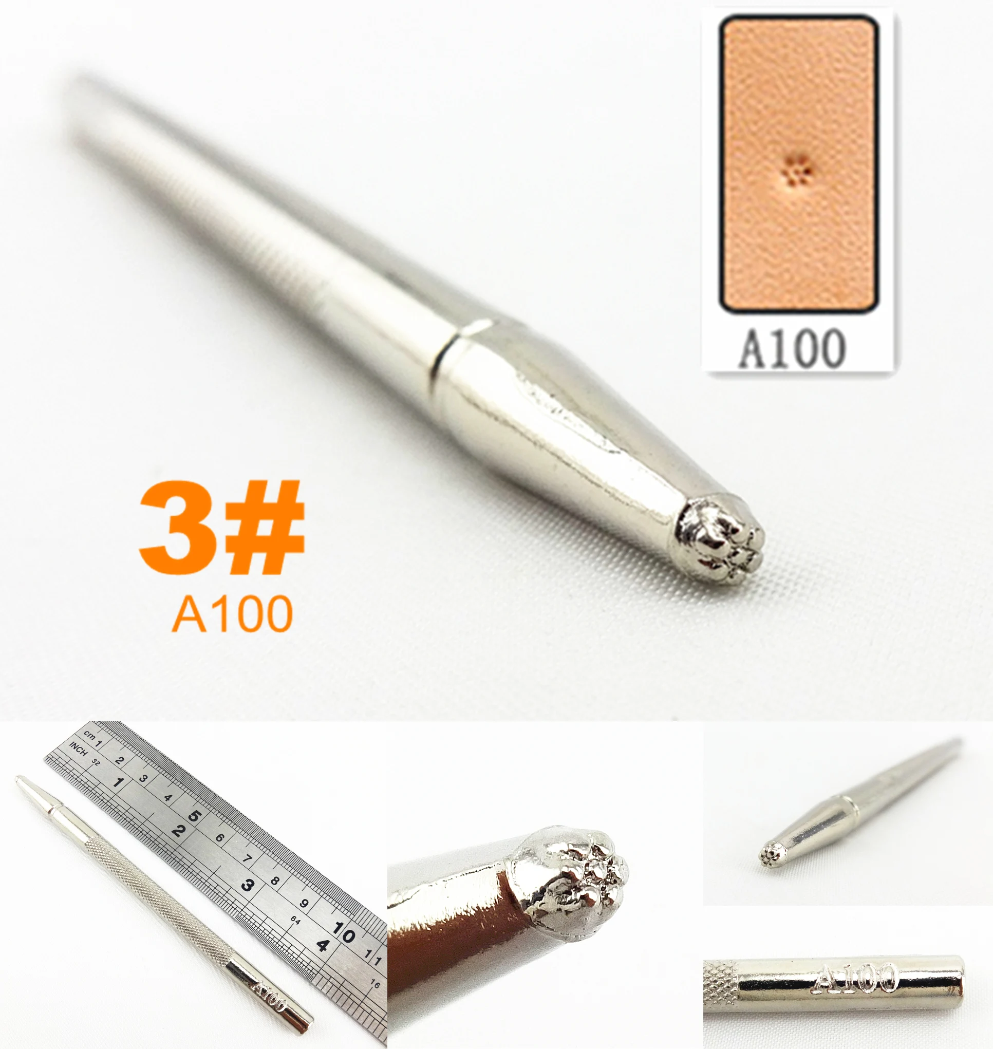 Штамп для резьбы по коже штамповки и тиснения 21 тип|Резьба| |