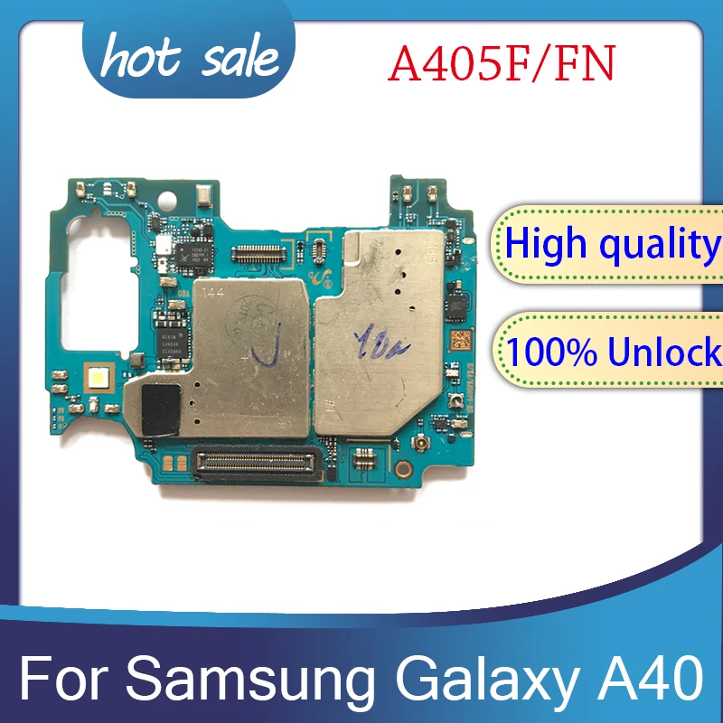 Оригинальная материнская плата для Samsung Galaxy A40 A405F/FN с полными ЧИПАМИ