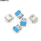 5 штук в наборе USB 3,0 Тип DIP Тип женский правый угол 9 Pin Штекерный разъем DIP 90 градусов