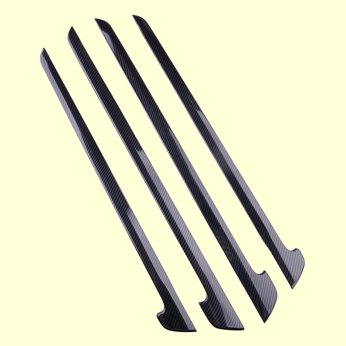 

4pcs Inner Door Armrest Decor Cover Trim Decoration ABS Plastic Carbon Fiber Black fit for Honda CR-V CRV 2017 2018 2019 2020