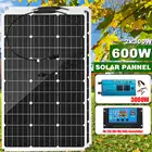 Система солнечной энергии 3000 Вт, зарядное устройство 300 Вт, солнечная панель 10-50 А, контроллер заряда, полная мощность, домашний сетевой лагерь