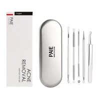 acne needle set stainless steel curved mouth clip beauty needle acne needle 5 piece acne treatment tool