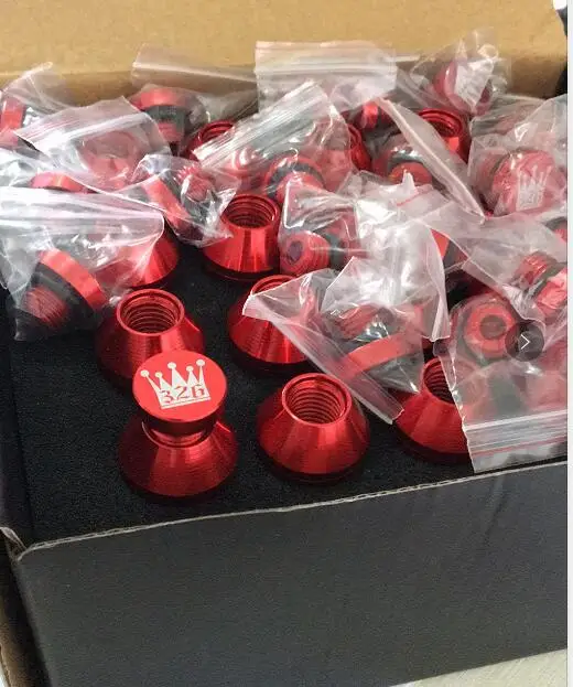 Мощность Crown логотип гоночное автомобильное колесо ДИСКИ гайки тюнер гайки|Гайки