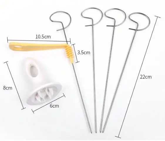 Набор циклонов картофеля слайсер вращающийся Картофельная башня спиральный нож