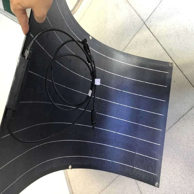 300W 3X100W ETFE полугибкая солнечная панель солнечная батарея panneau solaire 12V Mono Cell для RV лодки яхты автомобиля Караван зарядное устройство