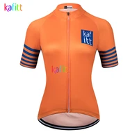 2021 kafitt womens professional short sleeve jersey bike clothing ropa ciclismo road bicycle shirt uniform breathable 7 colors