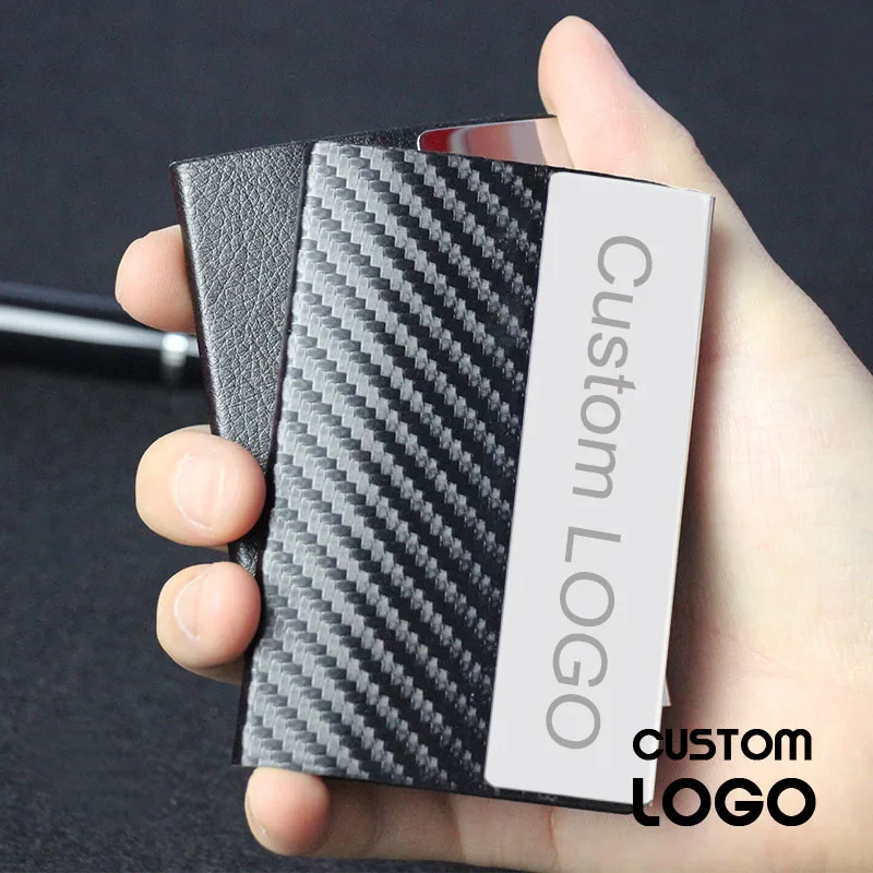 Высокое качество Бизнес держатель для карт выгравировать с возможностью