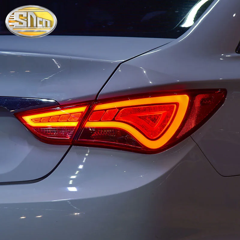 Для hyundai Sonata 8G 2011 2012 2013 2014 стайлинга автомобилей задний фонарь в сборе Plug & Play СИД DRL