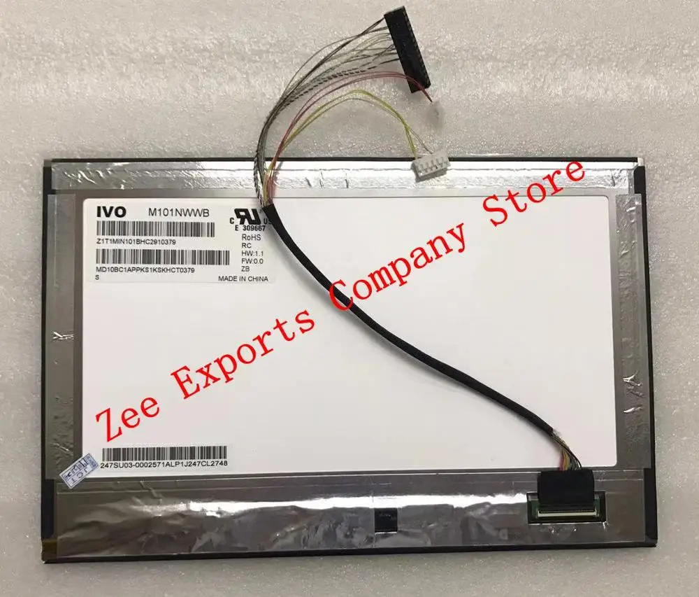 

Original A + M101NWWB RC 10.1 inch 1280*800 100% tested digitizer with screen cable