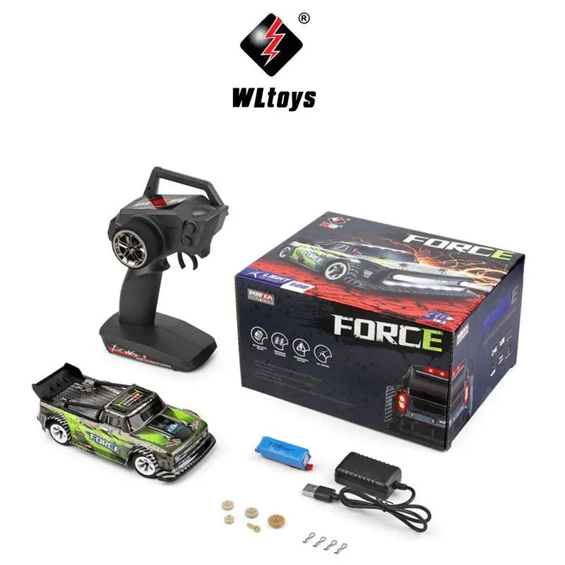 Wltoys K989 Upgraded 284131 1/28 With Led Lights 2.4g 4wd 30km/h Metal Chassis Electric High Speed Off-road Drift Rc  Cars