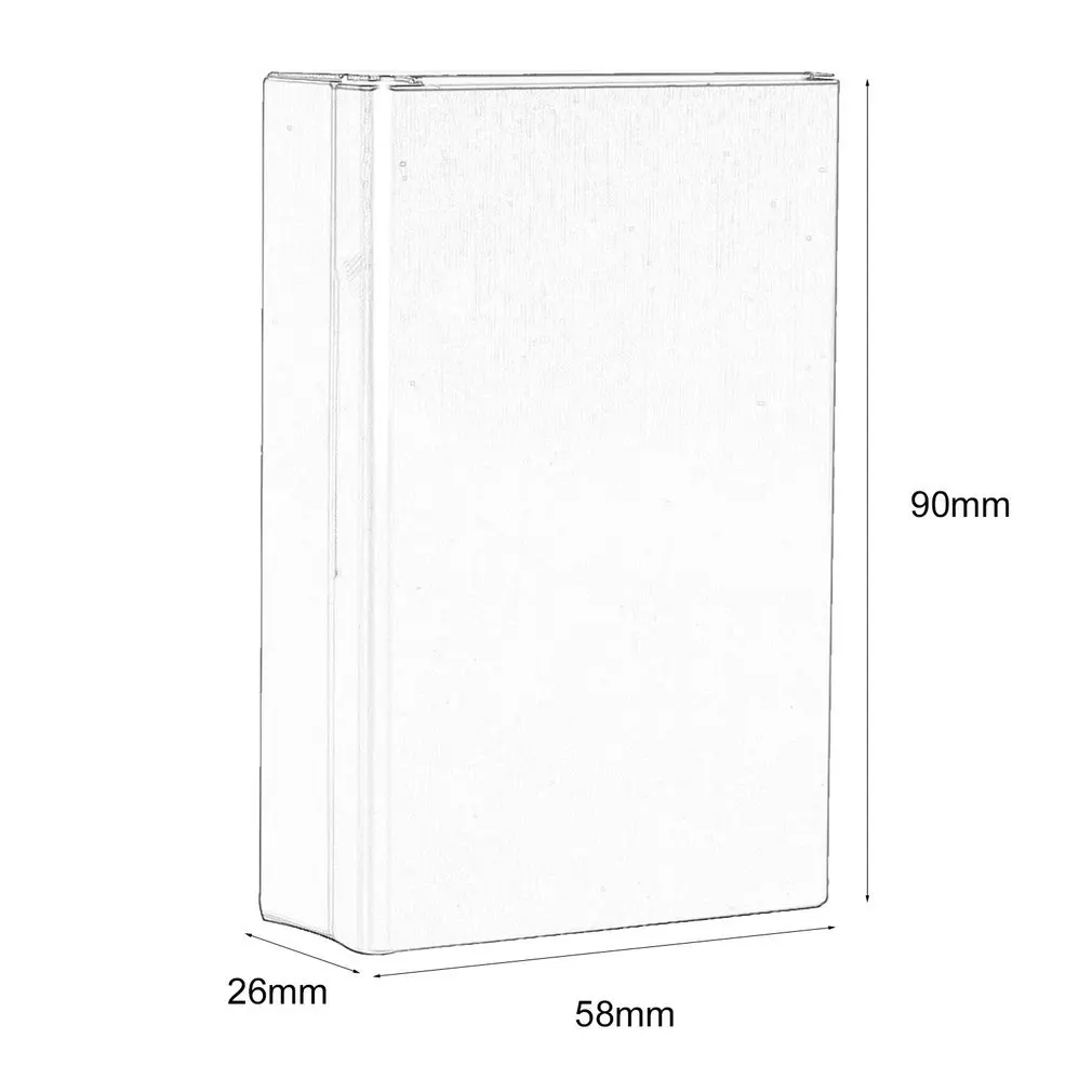 

Cigarette Storage Box Case Push Open Aluminum Cigar Cigarette Tobacco Holder Cigarette Accessories Three Colors