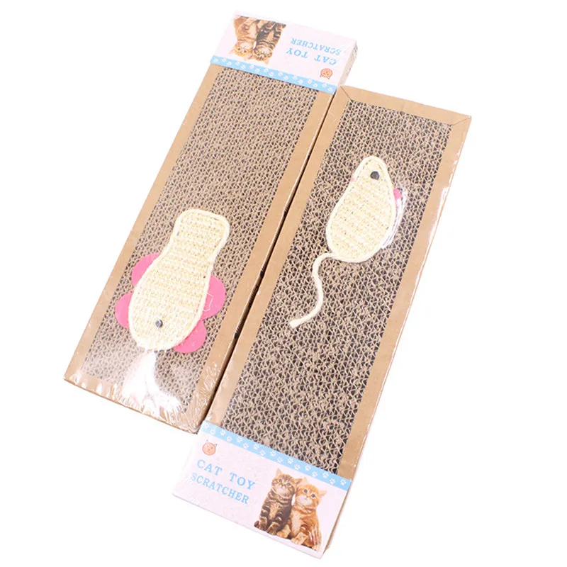 Когтеточка из гофрированной бумаги игрушка для домашних животных сизаля