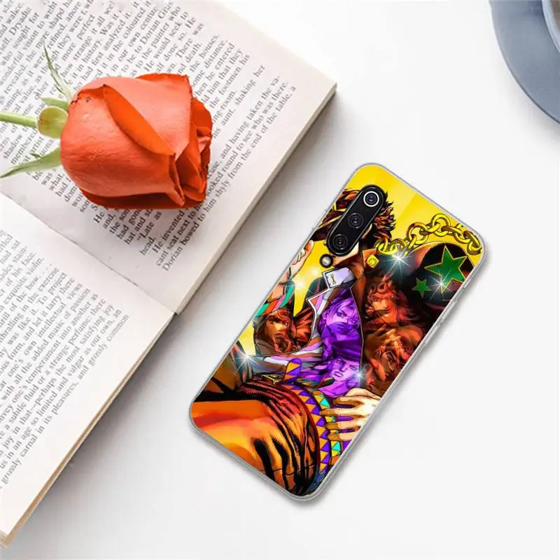 

jojo bizarre adventure Anime Phone Case For Xiaomi Redmi note 7 8 9 A t k30 max3 9 s 10 pro lite