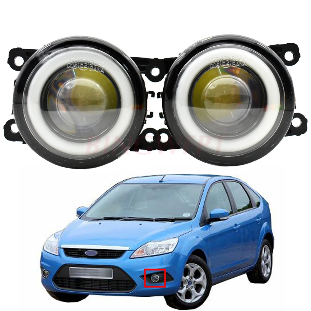 2 шт. автомобильные аксессуары светодиодный туман светильник 3000LM Ангел глаз DRL