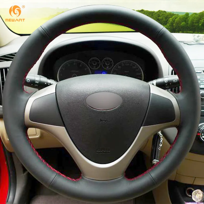 MEWANT черная натуральная кожа фотоаксессуары для Hyundai i30 2009 2010 2011 детали