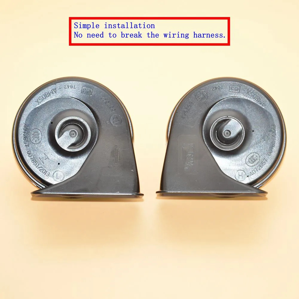 2 шт. автомобильный Рог Высокий Низкий Вибрационный тон для логотипа автомобиля