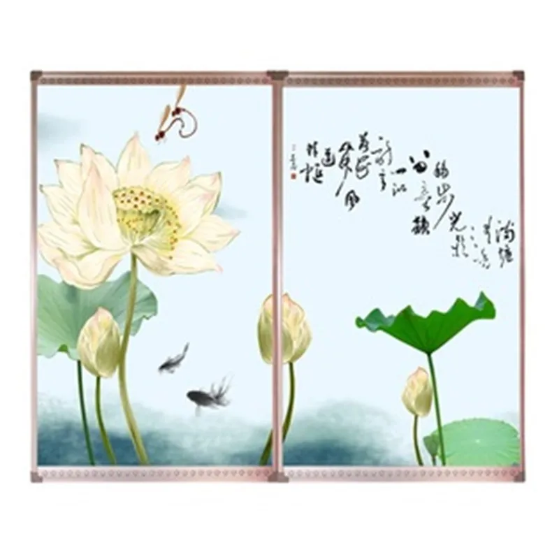 Электрический нагреватель 2 шт./лот 60*100 см настенное крепление с кристаллом