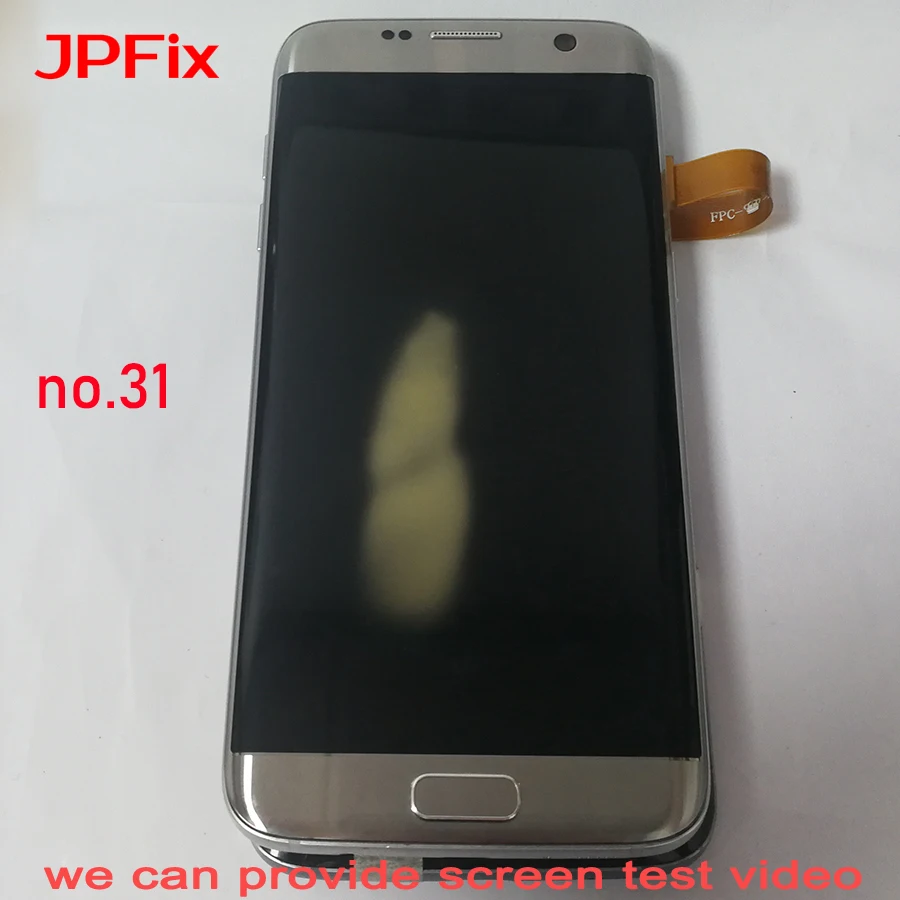 JPFix AMOLED для Samsung Galaxy S7 Edge G935FD G935A G9350 ЖК дисплей с сенсорным экраном в сборе Полная
