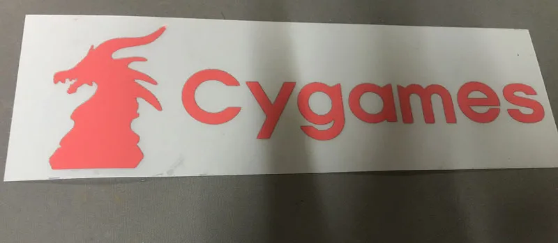 Red Cygame Silicone Serie A Patch And Scudetto patch With White Red Cygame Sponsor Patch Heat Transfer Badge - Цвет: Red Cygame