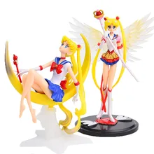 Sailor Moon Cartoon Anime Figures Decoration Cake Doll PVC Action Figurine toy Baby Toys For Girls Cute Toys