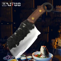 xituo high carbon clad steel forging handmade knife japanese santoku chef knife non stick nakiri cleaver gyuto kiritsuke knife