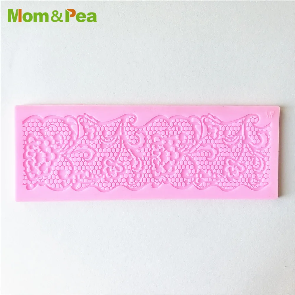 

KCL508 Маленькая кружевная подушечка силиконовая форма Сахарная паста Помадка Украшение торта 3D форма