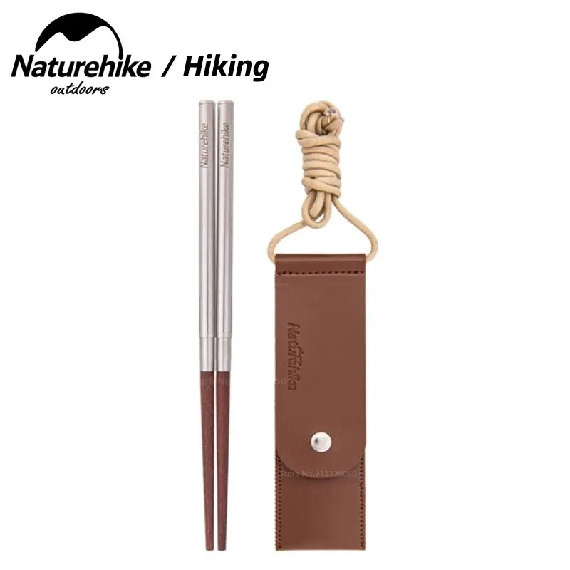

Naturehike Camping Solid Wood Folding Chopsticks Tableware Portable Simplicity Easy To Store Strong Durable Outdoor Barbecue