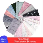 Маска для рта с 3-слойным фильтром для взрослых, одноразовая Защитная Нетканая с ушной петлей и защитой от пыли, 50 шт.10 шт.