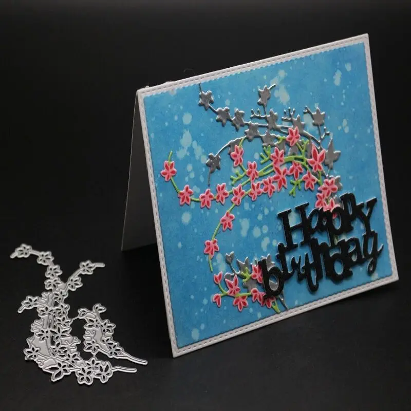 Альбом для скрапбукинга сделай сам металлические Вырубные штампы цветочные