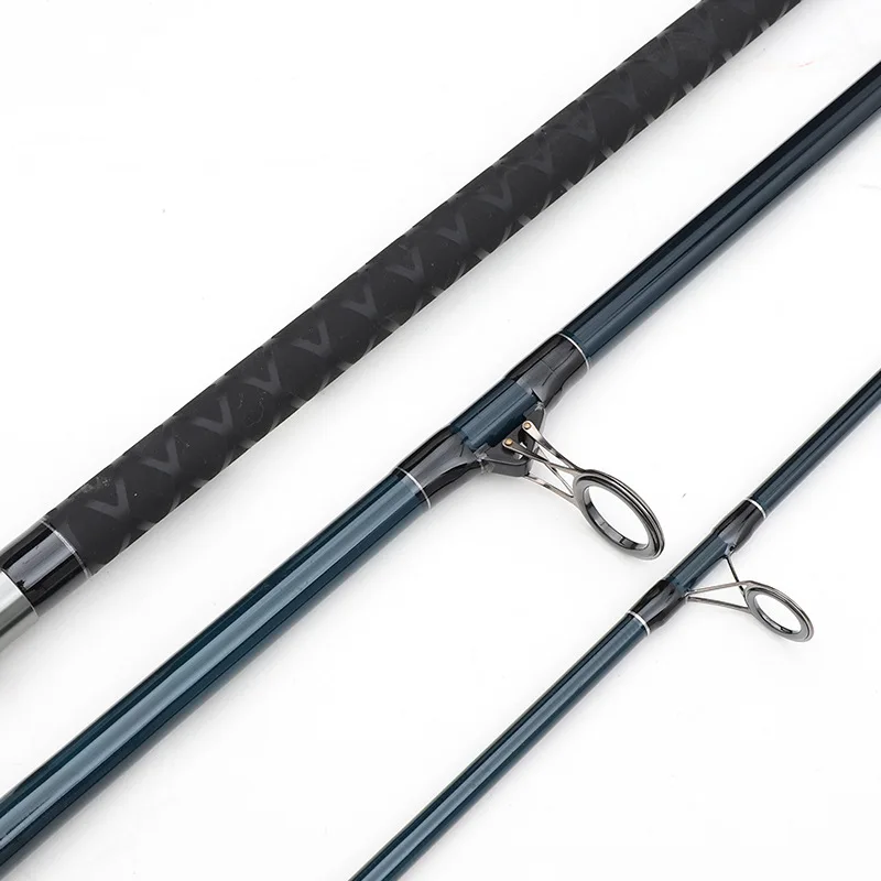 Taigek Fishing Rod 3.9M High Carbon Spinning Rod Hard Pole Surf Throwing rod surf casting fishing rod