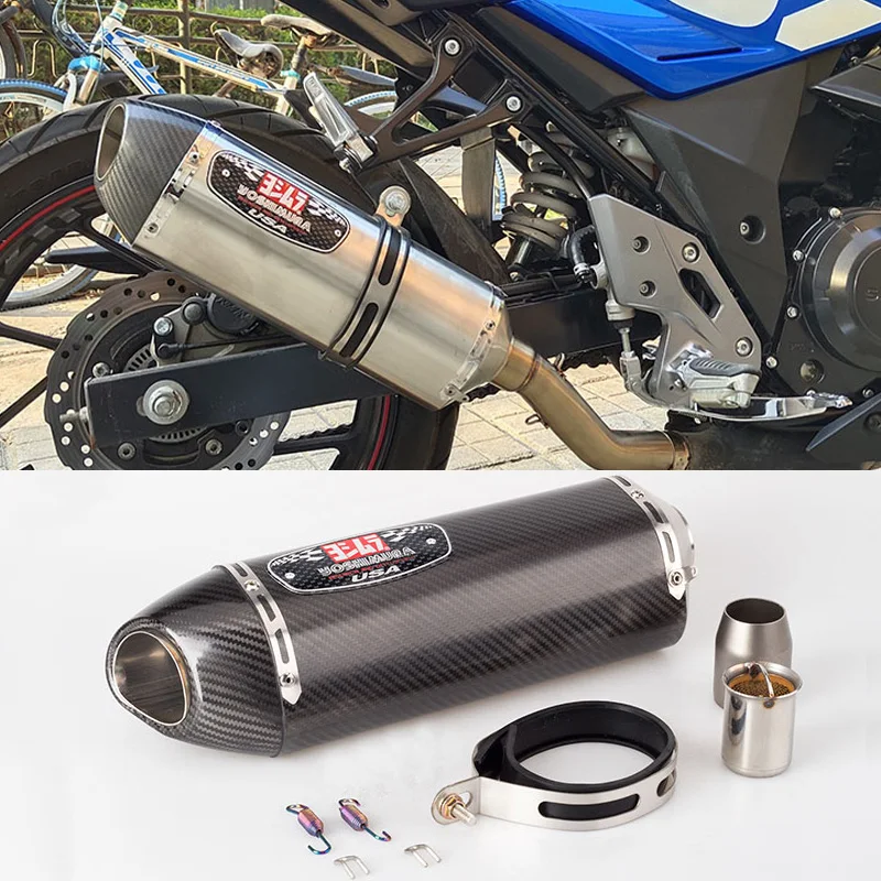 51 мм Универсальный мотоцикл Yoshimura выхлопной модифицированный глушитель дБ труба