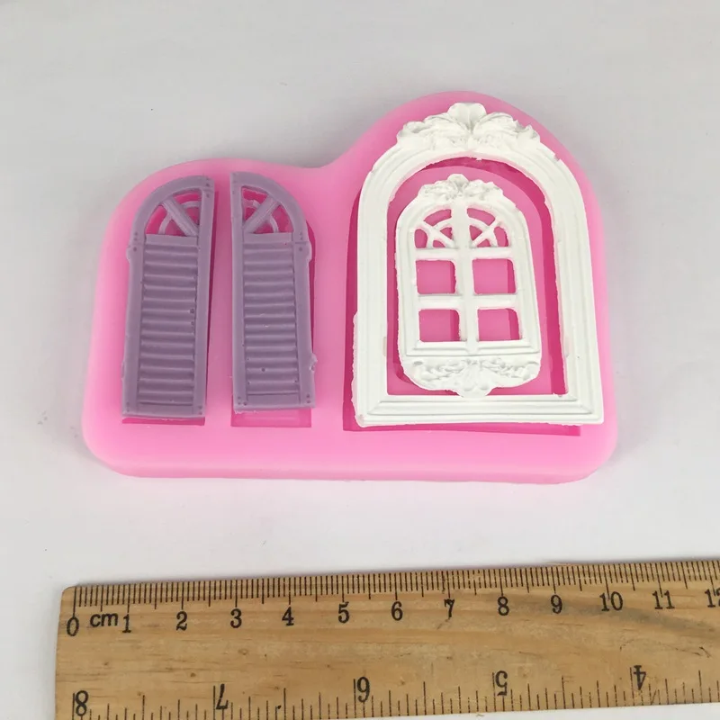 

Mini Window Shaped Silicone Moulds Cake Cookie Mold Fondant Cake Chocolate Baking Tools