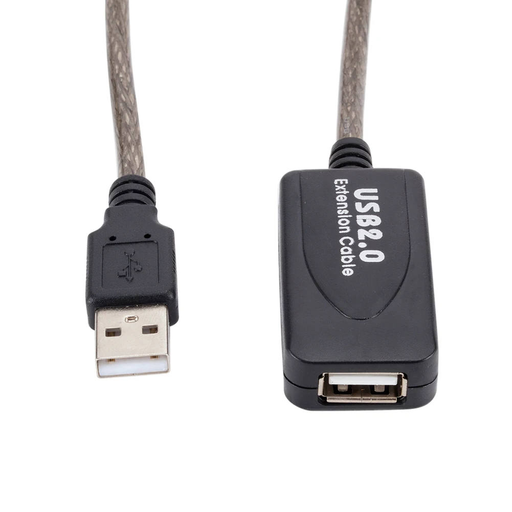 Кабель Удлинитель USB 2 0 Папа мама 10 м|Компьютерные кабели и разъемы| |