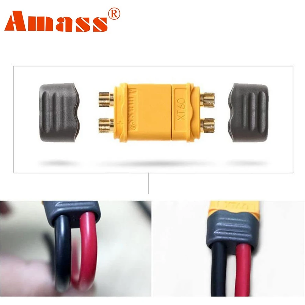 2 шт разъем amass xt60h xt60 с защитными кры