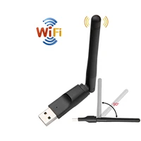 wifi wireless network card usb lan adapter internet wi fi dongle ieee 802 11 bgn with rotatable antenna for pc laptop desktops
