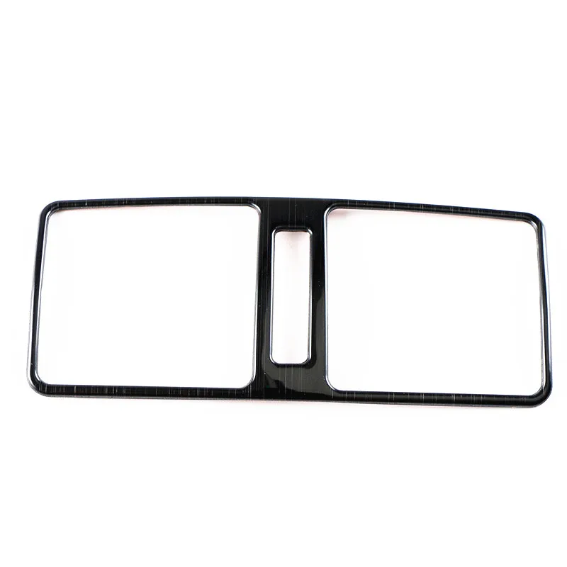 

For Nissan Navara NP300 2017 2018 2019 Accessories Car Back Rear Air Condition outlet Vent frame Cover Trim Stainless steel 1pcs