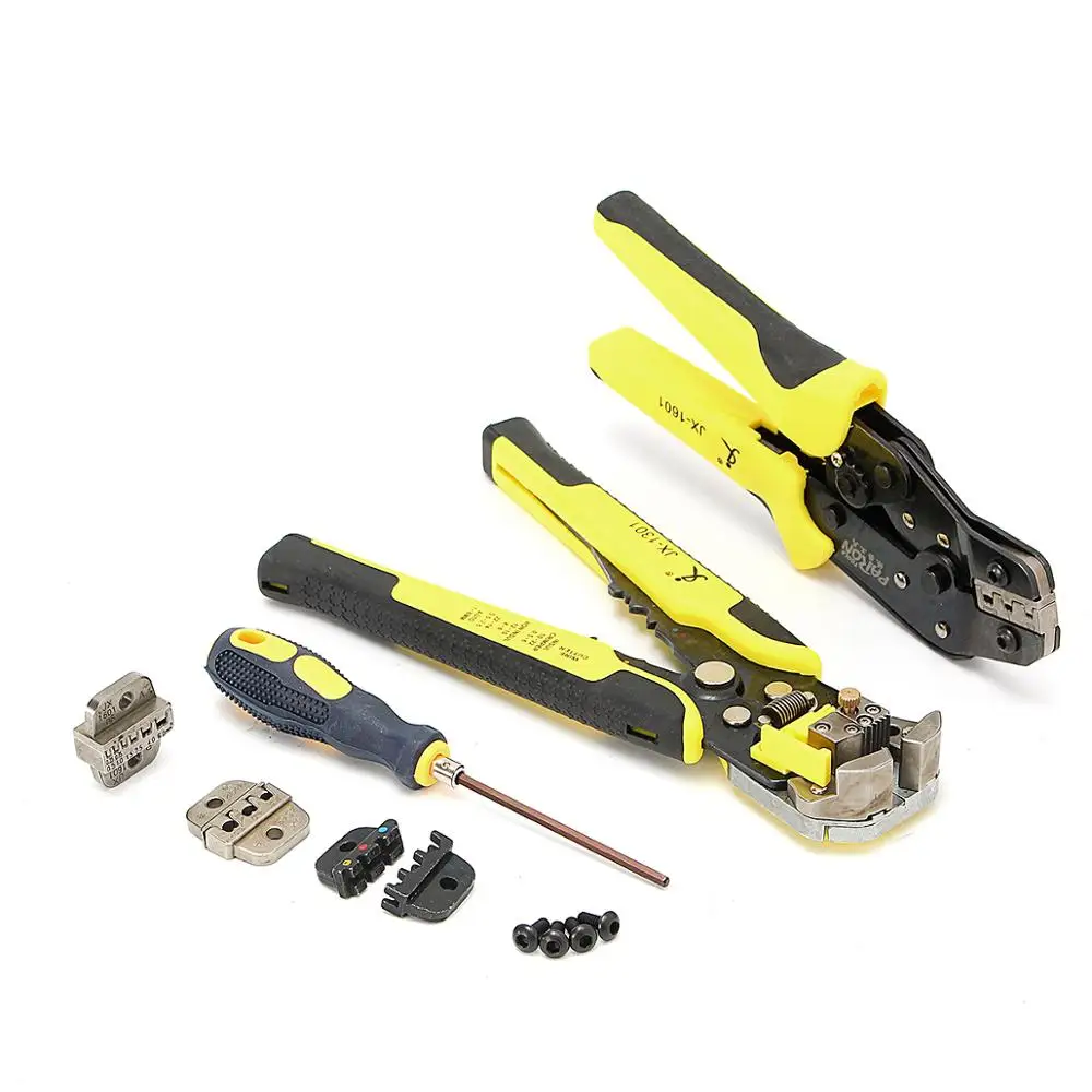 

Electrical Wire Crimpers Terminal Crimping Pliers Cable Cutter Stripper Tool