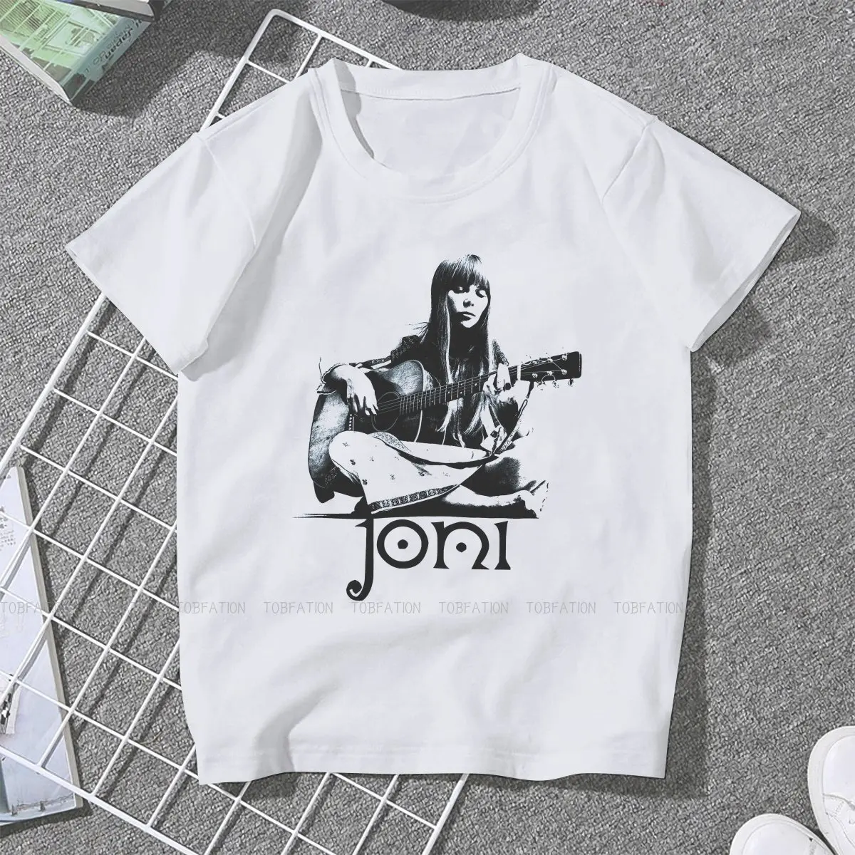

Joni Fashion TShirts Clouds Female Pure Cotton Tops T Shirt Round Neck Oversized