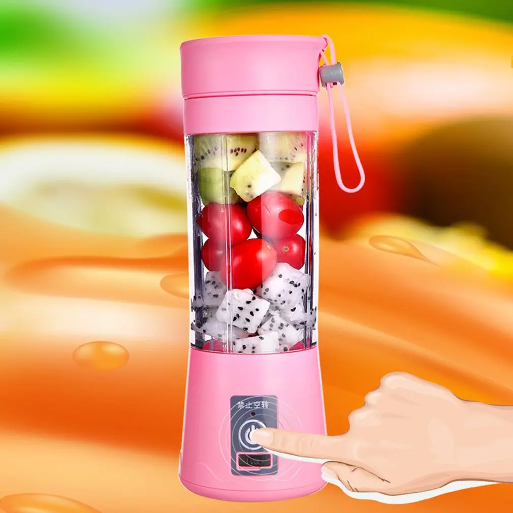 

420ml Portable Mixer USB Electric Fruit Juicer Handheld Smoothie Maker Blender Stirring Mini Food Processor Juice Cup Glass