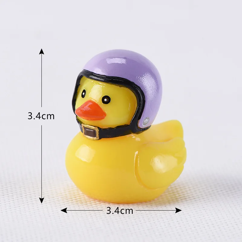 Миниатюрный шлем утка Фея домик Мини Сад фигурки животных домашний стол офисное