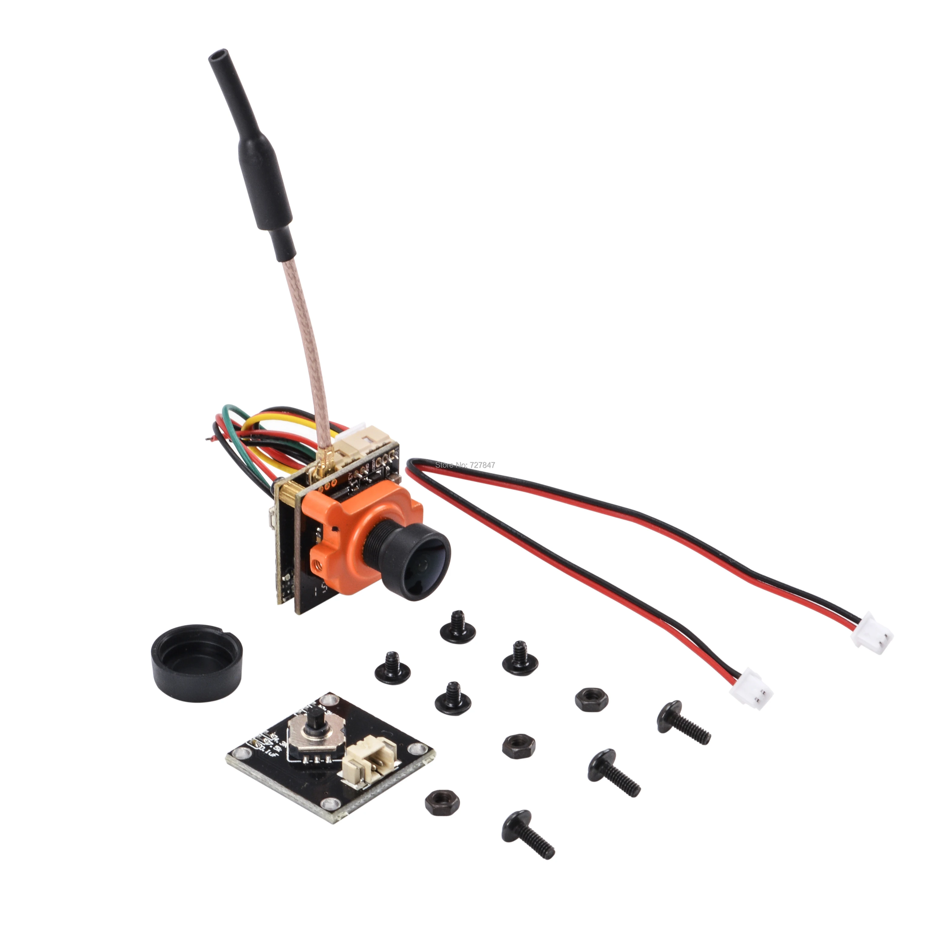 800TVL FPV CCD камера NTSC/PAL переключаемый с OSD Регулируемый 25 МВт/100 мВт/200 мВт+ 5,8 Г 48CH 4,3 дюйма ЖК-монитор FPV Reciever