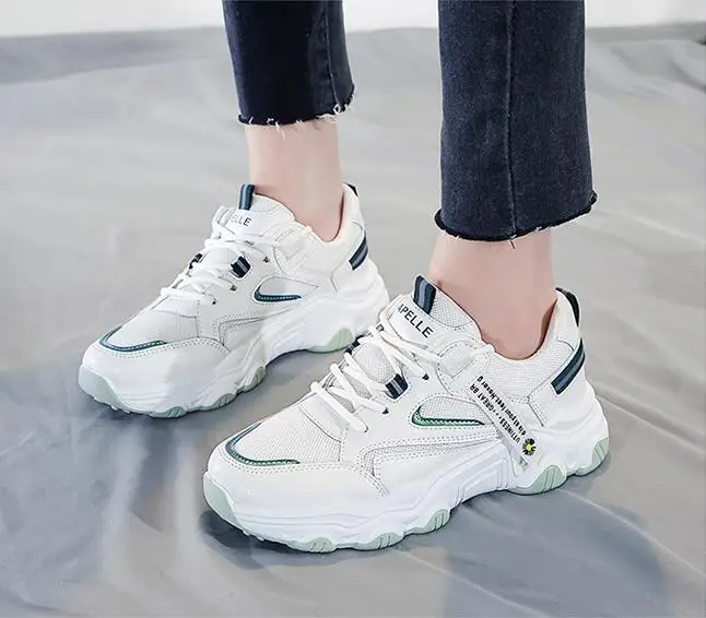

Running Shoes Women Sport Shoes Outdoor Lace-up Sneakers Air Mesh Breathable Walking Jogging Gym Trainers