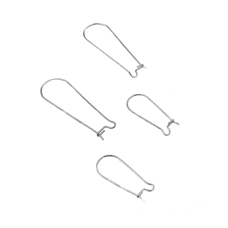 100 шт цветные французские Серьги-Крючки из нержавеющей стали для изготовления ювелирных изделий своими руками оптом