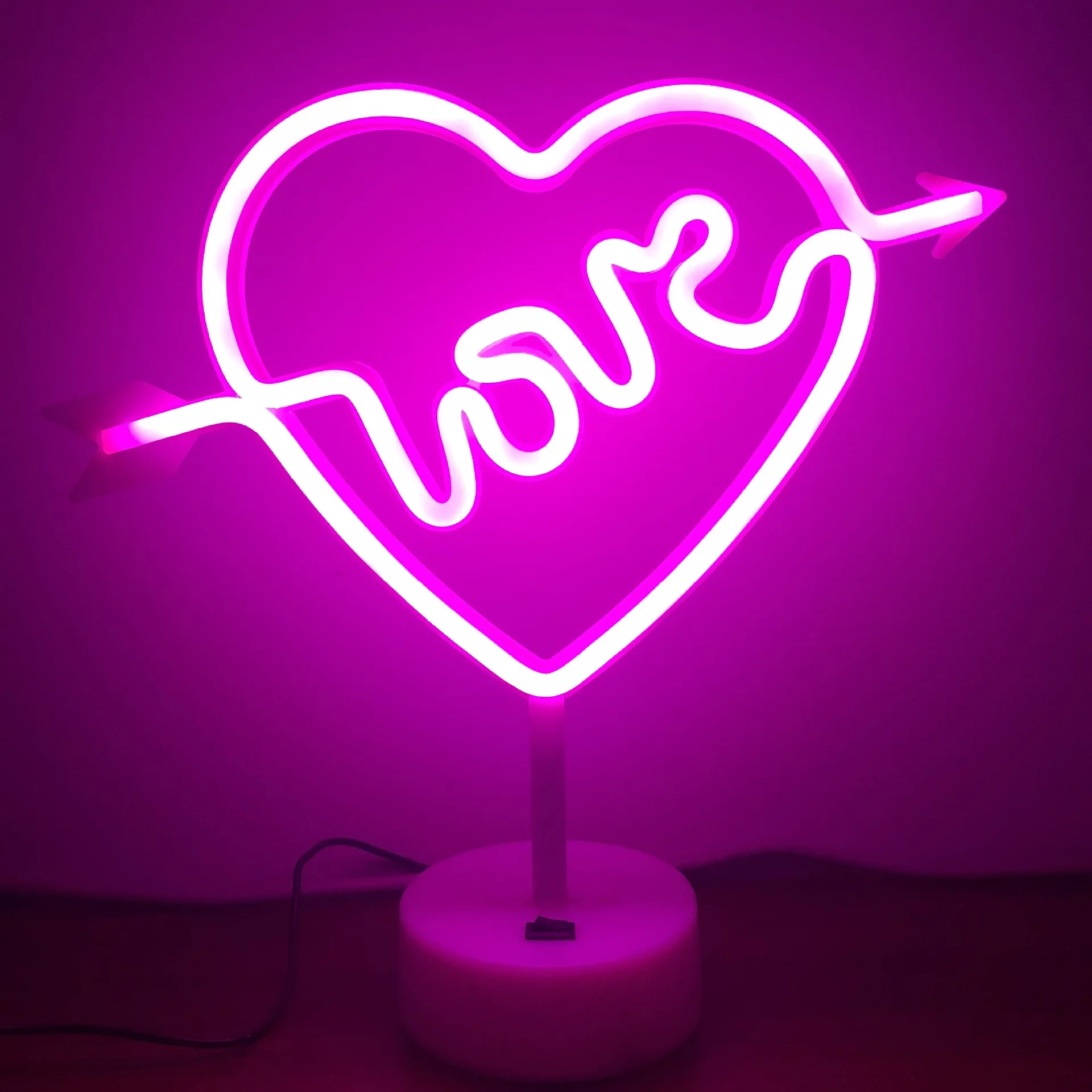 Z30 USB LED Neon Sign Light Holiday Flamingo Night Lamp Xmas Party Wedding Decor Night Light Home Gift Unicorn Heart Neon Light