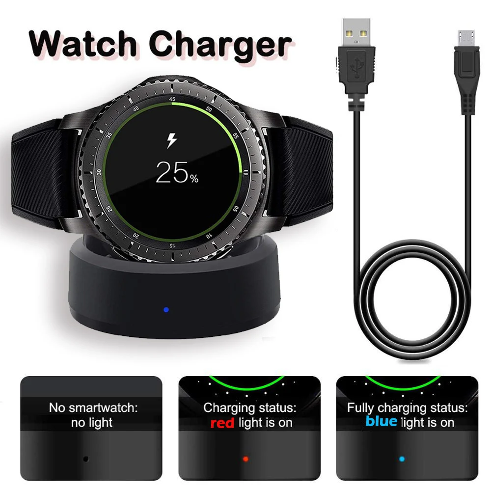 Watch Charger For Samsung Galaxy s3 Portable Wireless Fast Charging Power Source samsung watch | Наручные часы