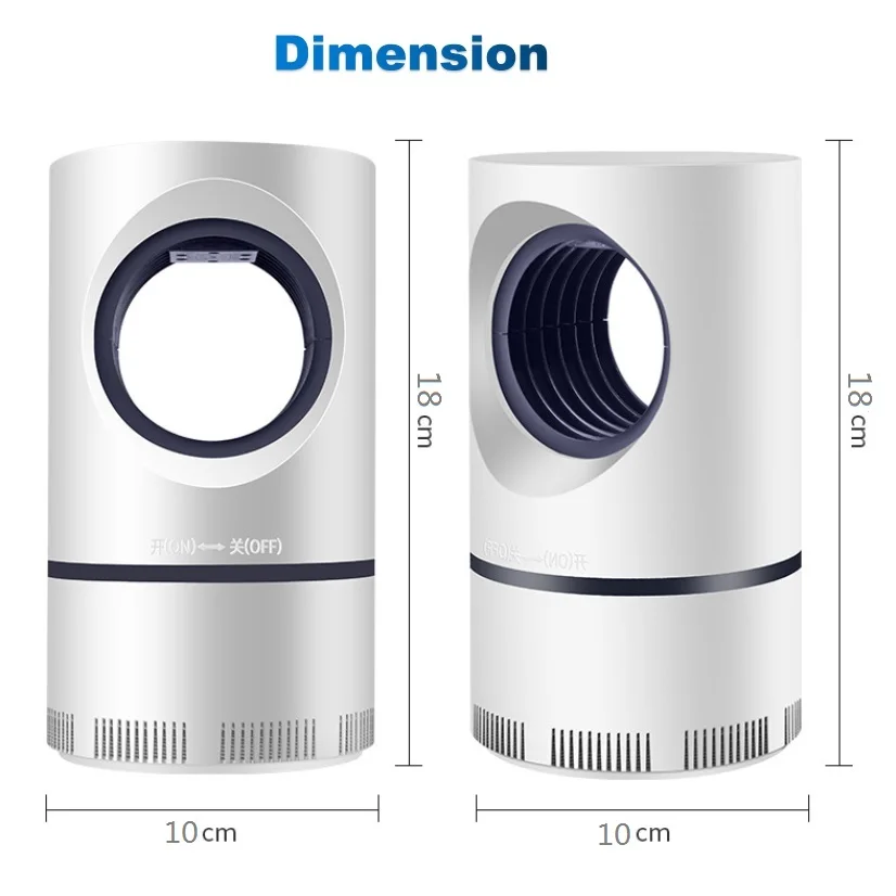 Светодиодная лампа от комаров УФ ночник USB Электрический фотокаталитический