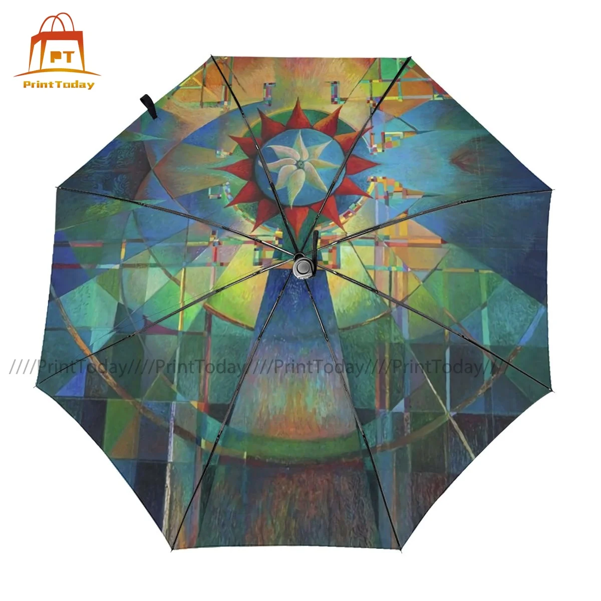 

Tarot Umbrella Auto Windshield Umbrella Aesthetic Print Summer Compact Umbrella
