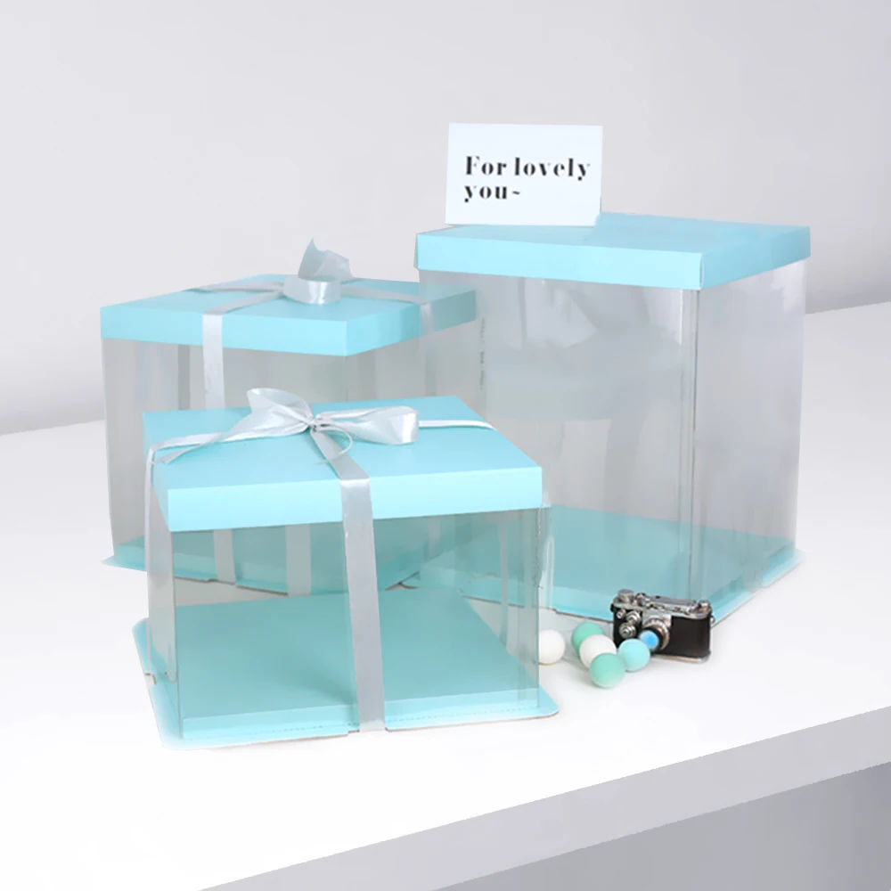 NICEYARD 1 шт. коробка для домашних пирожных и конфет прозрачная подарочная кексов