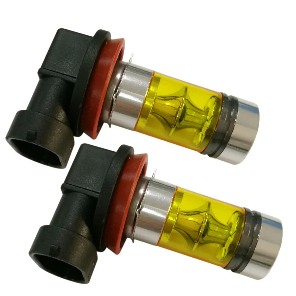 2 шт. автомобильный противотуманный фонарь H8 H11 светодиодный 12V 24V 4300K 2323 20 100 Вт