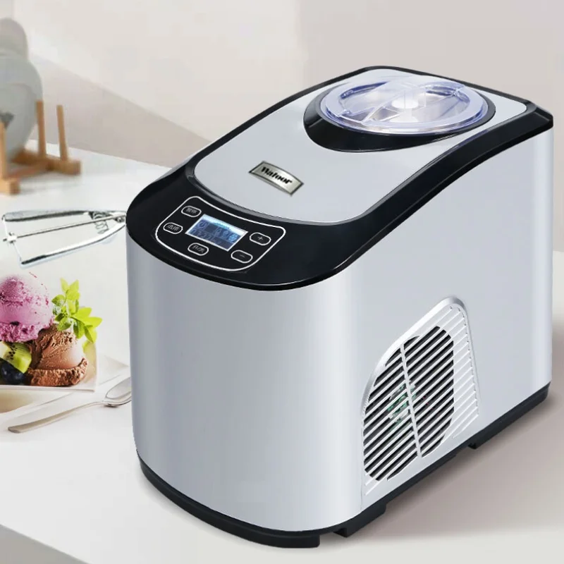 

220V Ice Cream Machine Slush Machines Automatic Compressor Fast Home Milk Tea Shop Commercial Small Mini Ice Cream Machine